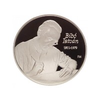 Magyarország,5000 forint 2011 PP - Bibó István UNC ezüst 31.46g925
