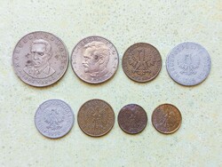 Lengyelország 8 db Különböző Érme 1 5 20 50 Groszy 2 10 20 Zloty Zlotyi 1949-2012