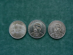 EZÜST 200 FORINT ÉRME (3 DB) 1993, -94. BU, MAGYAR NEMZETI BANK, (36 g, 0,500) EGYBEN!
