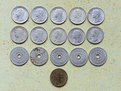 Magyarország 16 db Különböző Érme 2 5 Fillér 1947-1965