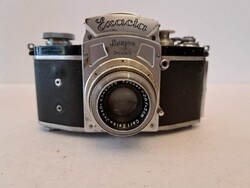 Antik fényképezőgép Ihagee Kine Exakta (1936) Carl Zeiss Jena Tessar 5 cm f/2.8 objektívvel