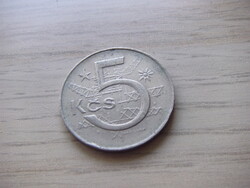 5  Korona  1978   Csehszlovákia   A képen látható állapotban