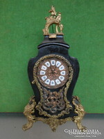 Boulle style table clock