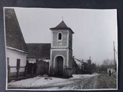 Régi fotó Zsennye - Vas megye, falusi utcakép 1950-es évek