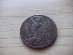 1  Korona  1922   Csehszlovákia  A képen látható állapotban