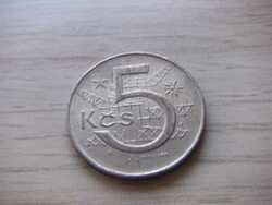 5  Korona  1969   Csehszlovákia   A képen látható állapotban