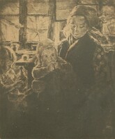 (N) Perlmutter Izsák (1866-1932) : Anya és gyermekei