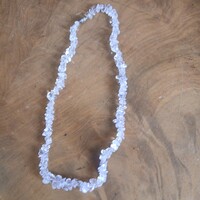 Pompás régi kristály nyaklánc (47 cm)