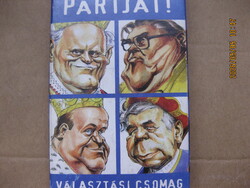 Régi magyarkártya POLITIKUSOKKAL 90-es évek Keresd a párját hiánytalan dobozában