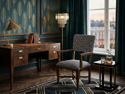 Art Deco Stílusú Kárpitozott Karosszék – Elegancia és Kényelem