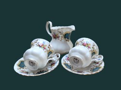 Royal Albert Berkeley kávéscsészék+aljak+kiöntő