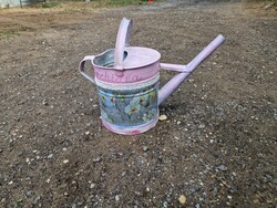 Egyedi Orchideás Vintage Öntözőkanna - Kézműves Dekoráció