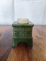 Cserépkályha formájú kerámia párologtató / illatmécses – 12,5 cm