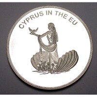 Málta,100 liras 2004 PP - Ciprus EU csatlakozásának tiszteletére UNC nikkel
