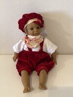 Eredeti spanyol Arias karakterbaba, 40 cm - Vidám, nevető kisfiú (Castalla, Spain)