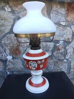 Wallendorf porcelán petróleumlámpa 41 cm