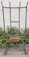 Thonet jellegű hajlított fa fogas/előszobafal