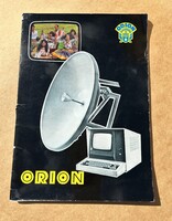 Régi ritka Orion TV Rádió magyar gyár orosz nyelvű kiadvány 1970-es évek