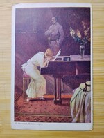 Hölgy, nő, zongoránál, kb. 1920-as évek