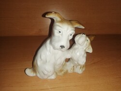 Carl Scheidig Grafenthal German Porcelain Dog Pair (po-2)
