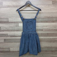Denim Co.női kantáros farmerszoknya, M