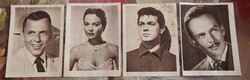 1963 Yugoslavia actor cards, Croatia-film Zagreb, Ritka darabok