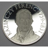 Magyarország,3000 forint 2009 PP - Kazinczy Ferenc UNC ezüst 10g925