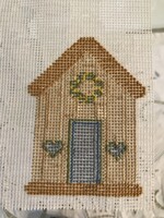 GOBELIN - ÚJ - MINTA - 9 x 7 cm - KÉZIMUNKA  - HIBÁTLAN