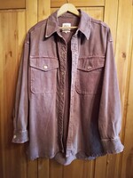 ZARA oversize kabát lila színben