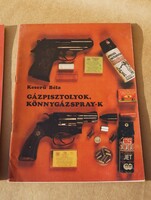 Keserű Béla Gázpisztolyok könnygázspray-k katalógus magánkiadás 1988