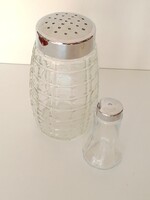 Spanyol Valira nagy méretű üveg porcukor cukor szóró és bors só paprika szóró