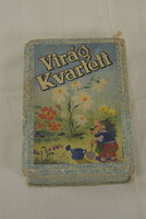 Klasszikus, retro magyar Virág Kvartett kártyajáték A222