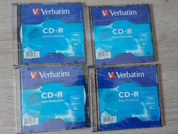 Verbatim CD-k bontatlan csomagolásban