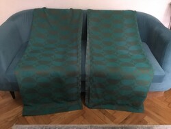 Retro op art stlusú sötétítőfüggöny, geometriai mintával , újszerű állapotban