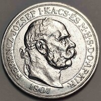 Ferenc József 5 Korona 1907 Koronázási