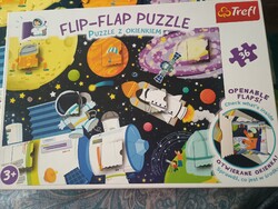 Flip flap puzzle, űrhajós puzzle felugró ablakok, társasjáték, Alkudható