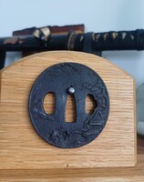 Edo kori tsuba , katana , japán kard kézdvédő