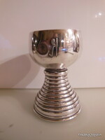 KUPA -  EZÜSTÖZÖTT - MONOGRAMOS - 2 dl - 13 x 9 cm  - ANGOL