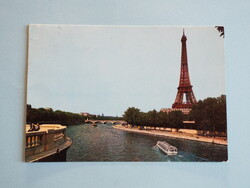 Képeslap (36) - Franciaország - Párizs - Látkép az Eiffel toronnyal 1970-es évek