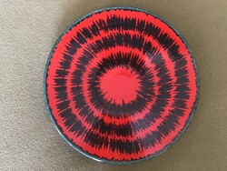 Retro kerámia fali tányér 29cm.