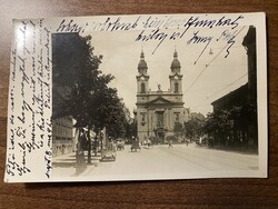 Képeslap - Budapest Horváth Mihály tér 30-as évek