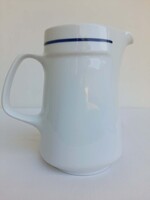 Alföldi menza kék csikos porcelán kancsó  1,2 L