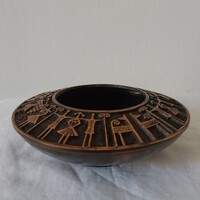 Iparművészeti bronz asztali dísz. GANZ jelzéssel