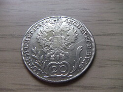 20  Krajcár  Ezüst érem 1783  Ausztria  A képen látható állapotban