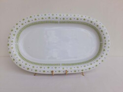 Alföldi petrezselyem mintás porcelán ovális sültes tál 39 cm