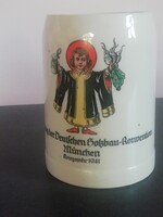 Régi német sörös korsó