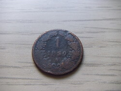 1    Krajcár  ( A ) 1859     Ausztria   A képen látható állapotban