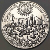 MNB ezüst 500 Forint Buda Visszavétele 1986 BP