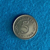 Malaysia - 5 sen - 1968 coin