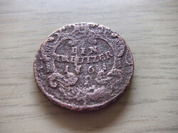 1    Krajcár   1761     Ausztria  A képen látható állapotban